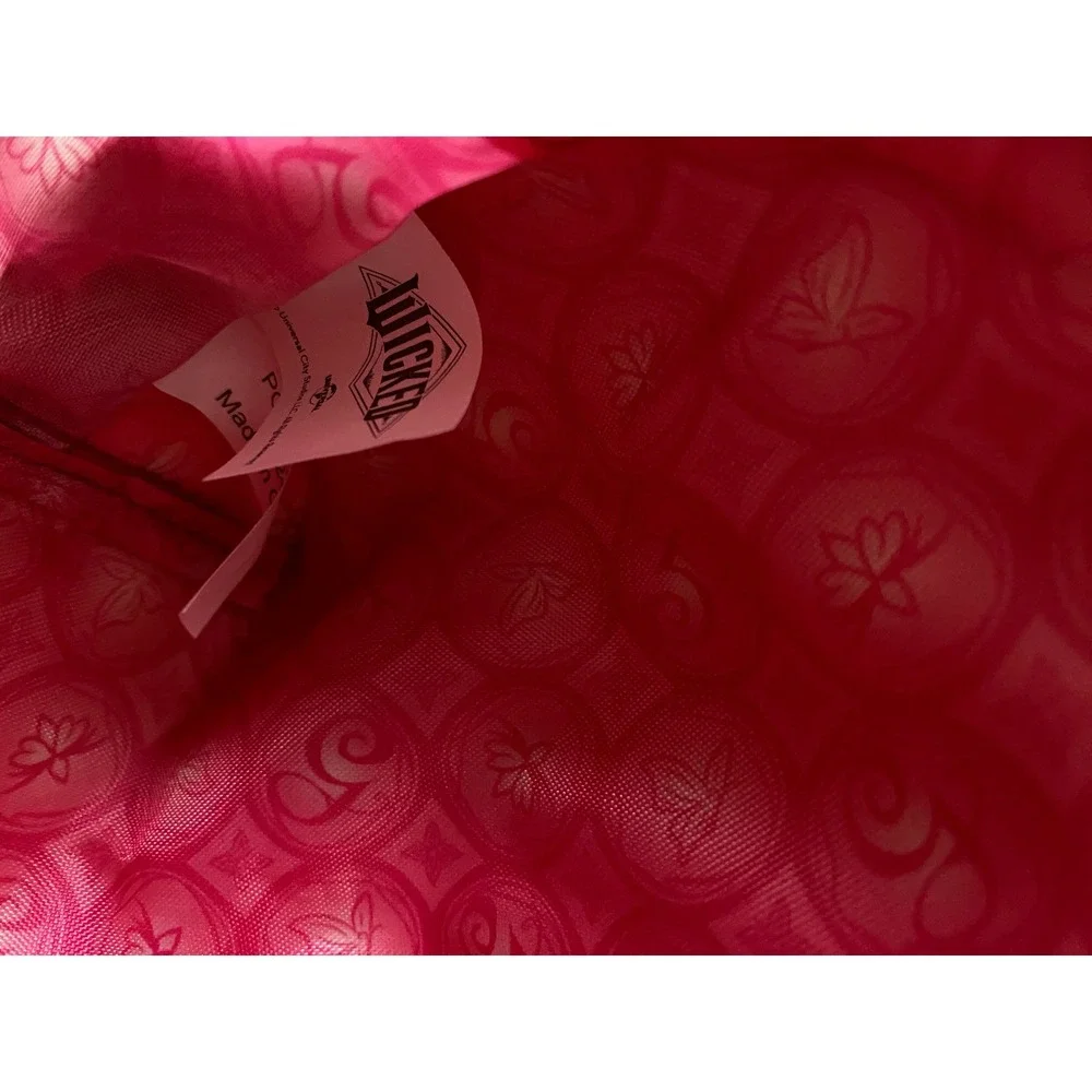Wicked‎ x Conair Glinda So Popular Pink Cosmetic Makeup Bag Gold Zipper NWT